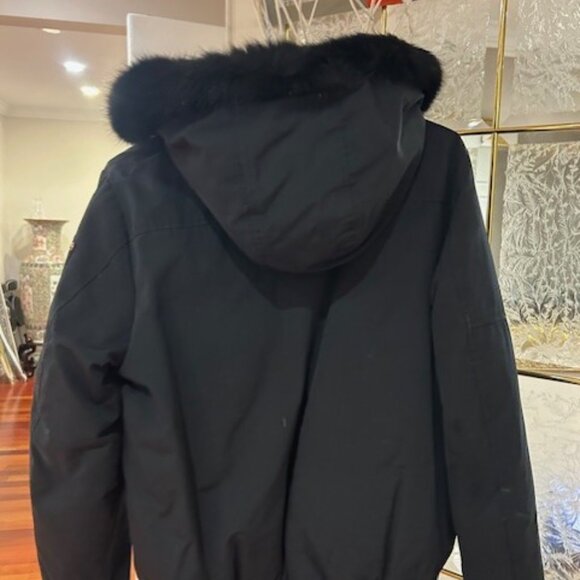 MOOSE KNUCKLES KIDS UNISEX ORIGINAL SHEARLING TRIM BOMBER - READ BELOW CAREFULLY - Picture 7 of 14